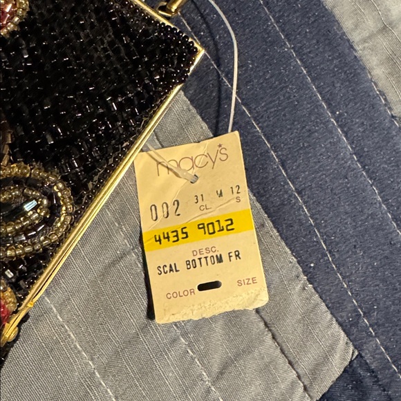 Vintage Andre Cellini Beaded Black Evening Bag - Picture 2 of 12